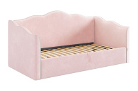 Кровать софа Лея неж розовый галька 90х200 без матраца